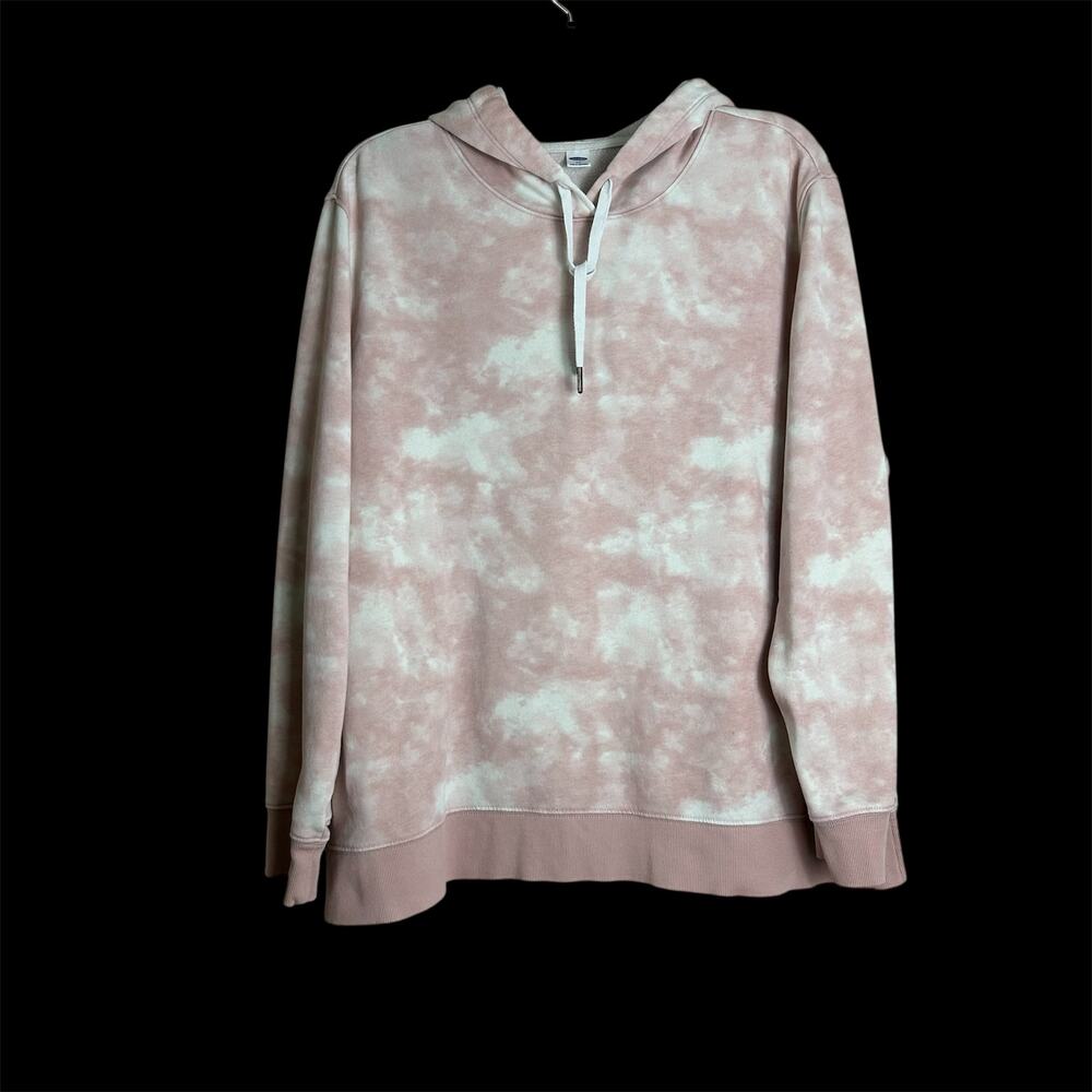 Old Navy XXL Pink Tie Dye Hoodie Vintage Pullover Women's